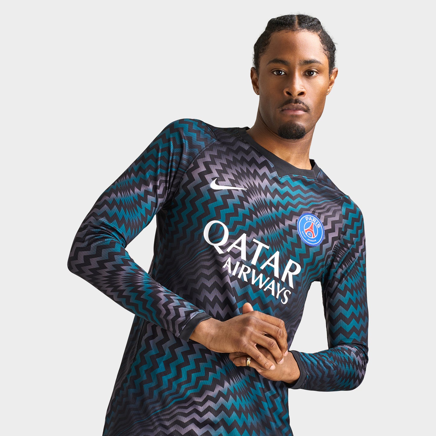 Nike PSG Longsleeve Stadium Goalkeeper Jersey / Black