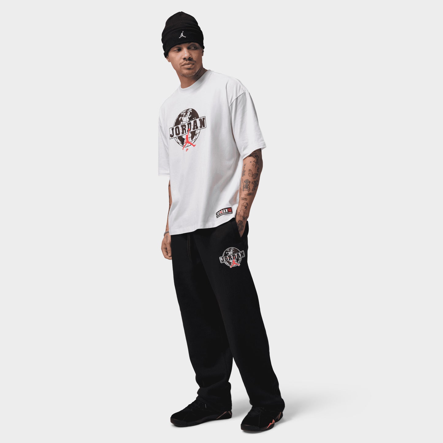 Jordan Brooklyn Open Hem Pants / Black