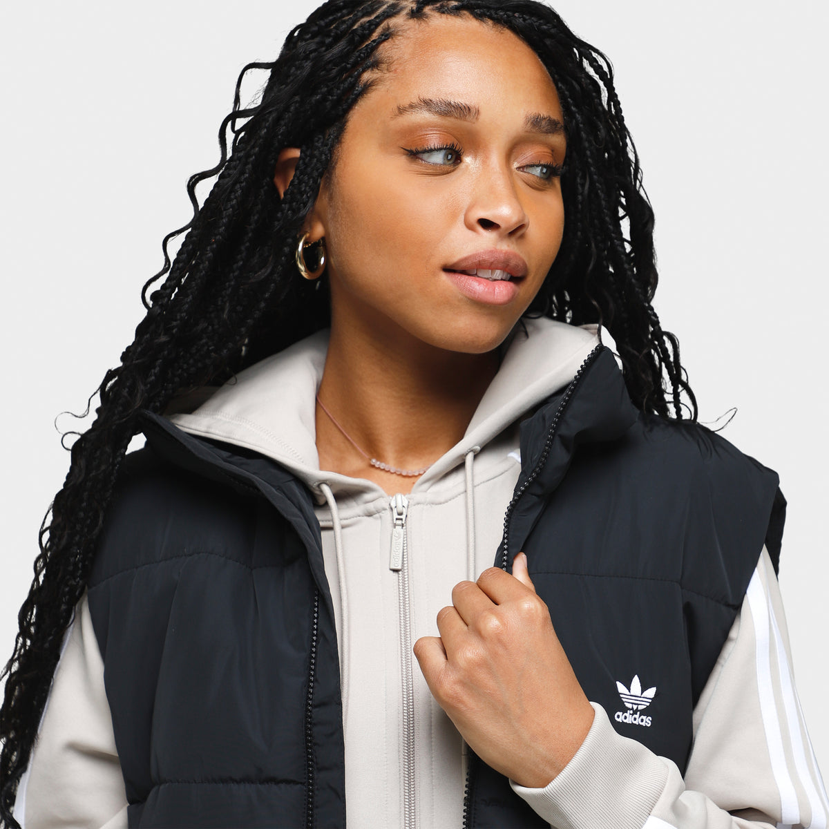 adidas Originals Women s Puffer Vest Black JD Sports