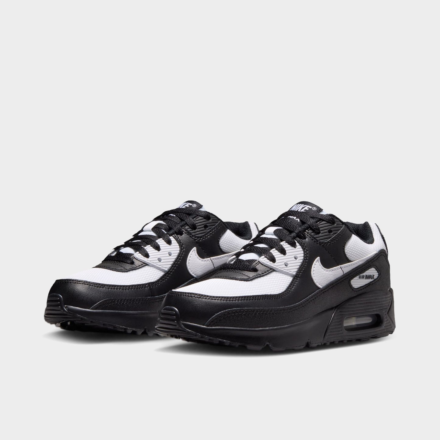 Nike Air Max 90 Mesh GS Noir / Blanc