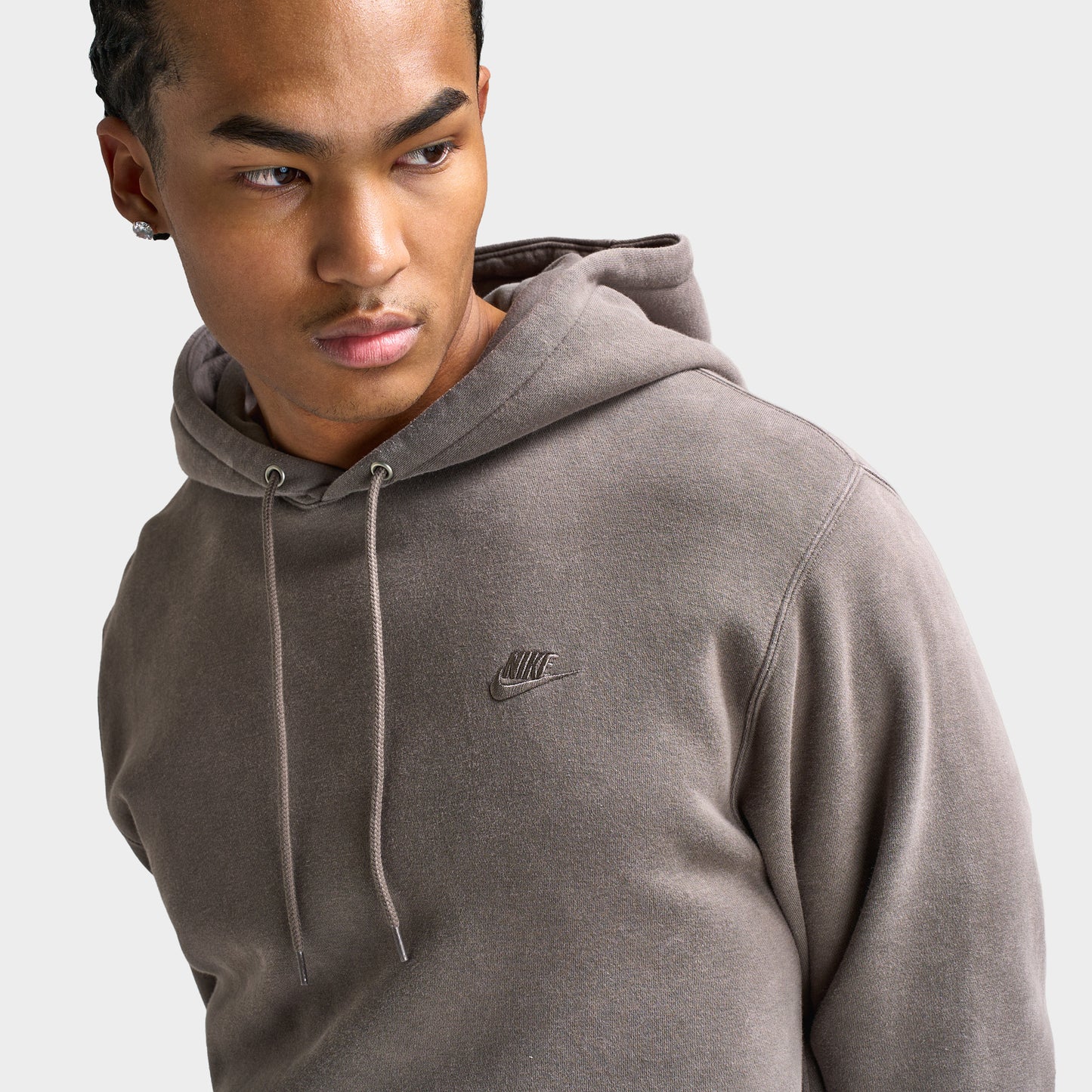 Nike CWash Club Basketball Hoodie / Cave Stone