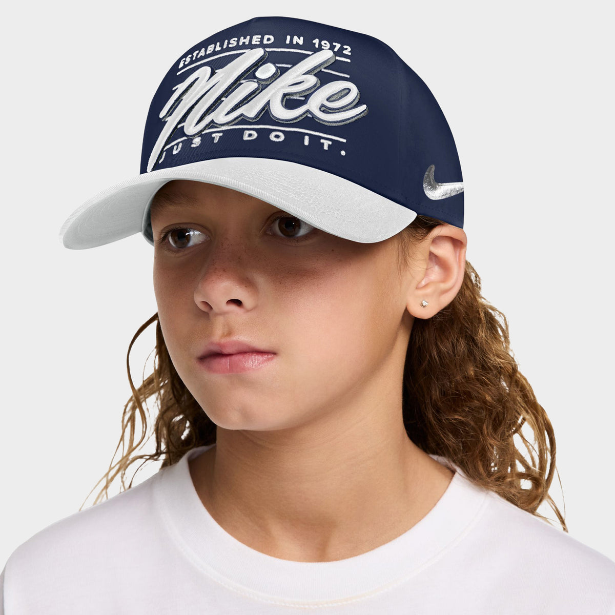 Nike Rise Casquette A-Frame Marine / Blanc
