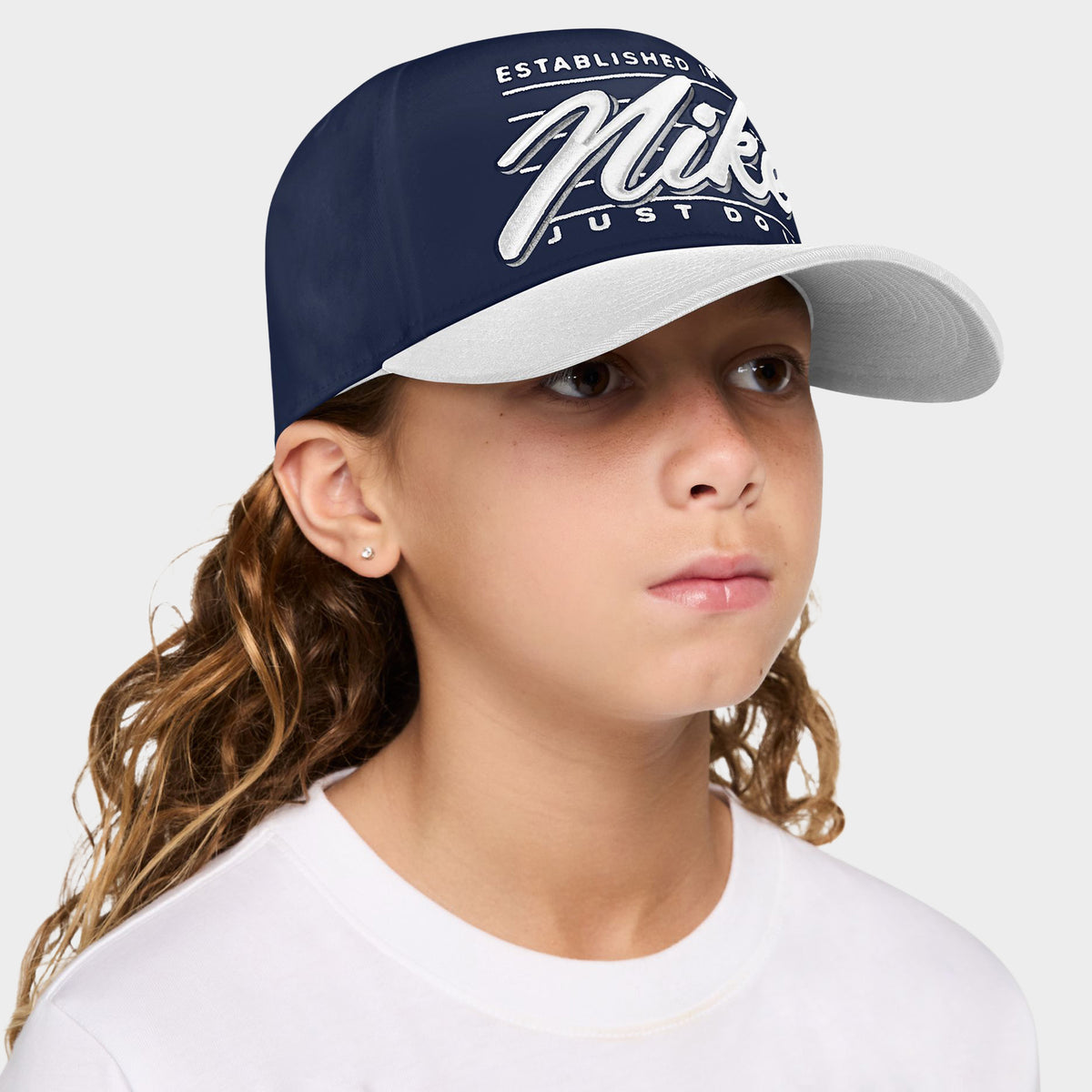 Nike Rise Casquette A-Frame Marine / Blanc