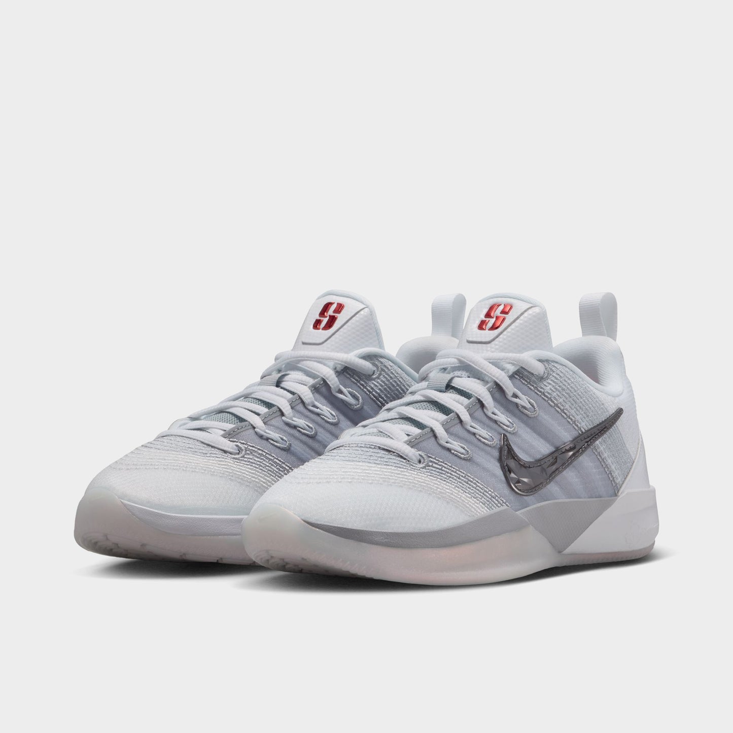 Nike Sabrina 3 GS White / Metallic Dark Grey - Wolf Grey