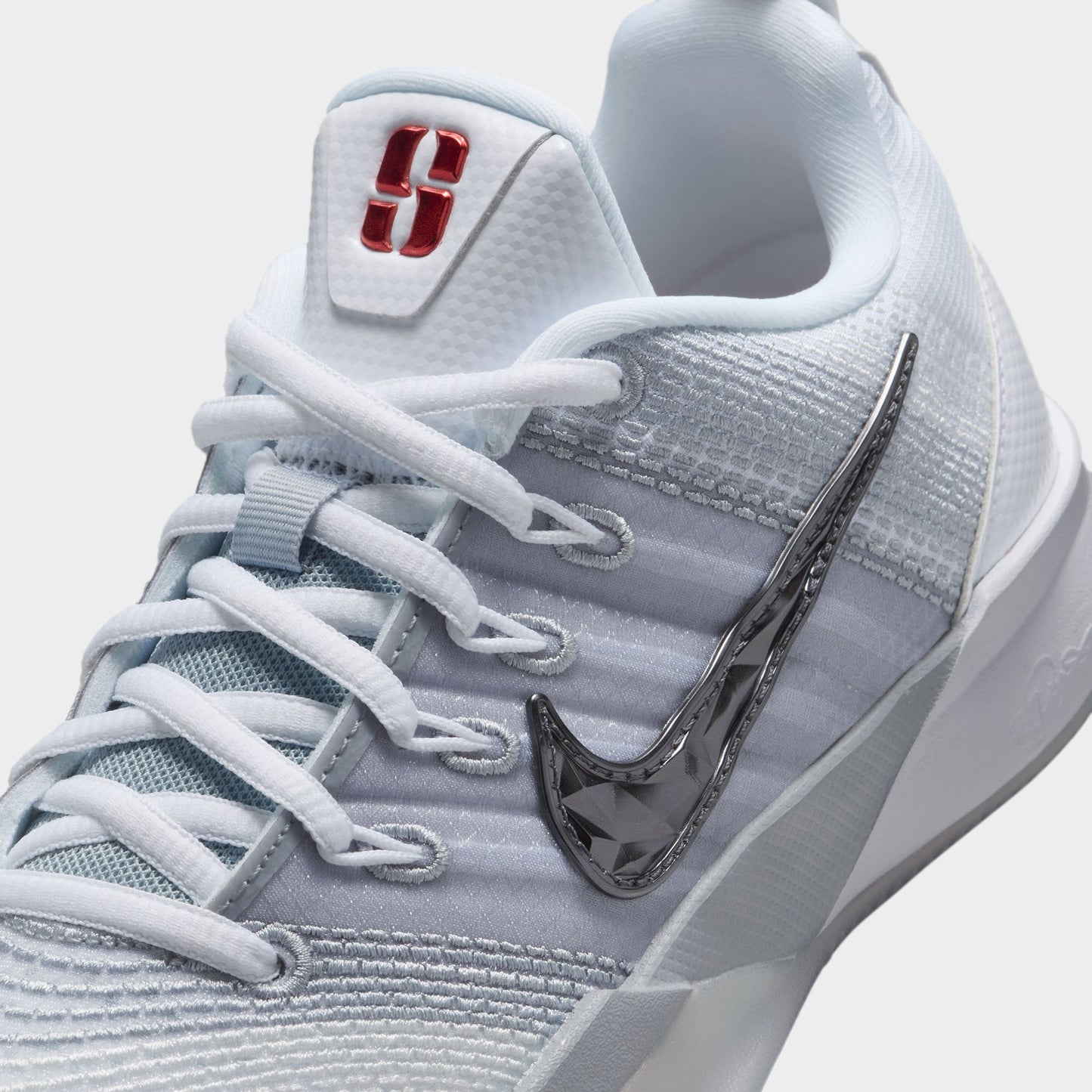 Nike Sabrina 3 GS White / Metallic Dark Grey - Wolf Grey