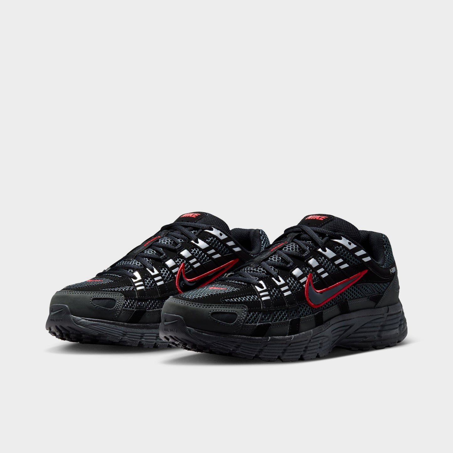 Nike P-6000 Dark Smoke Grey / Black - Metallic Silver