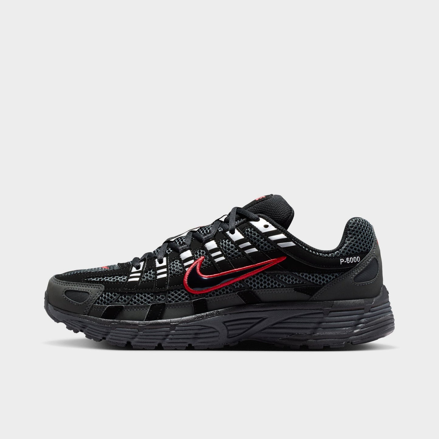 Nike P-6000 Dark Smoke Grey / Black - Metallic Silver