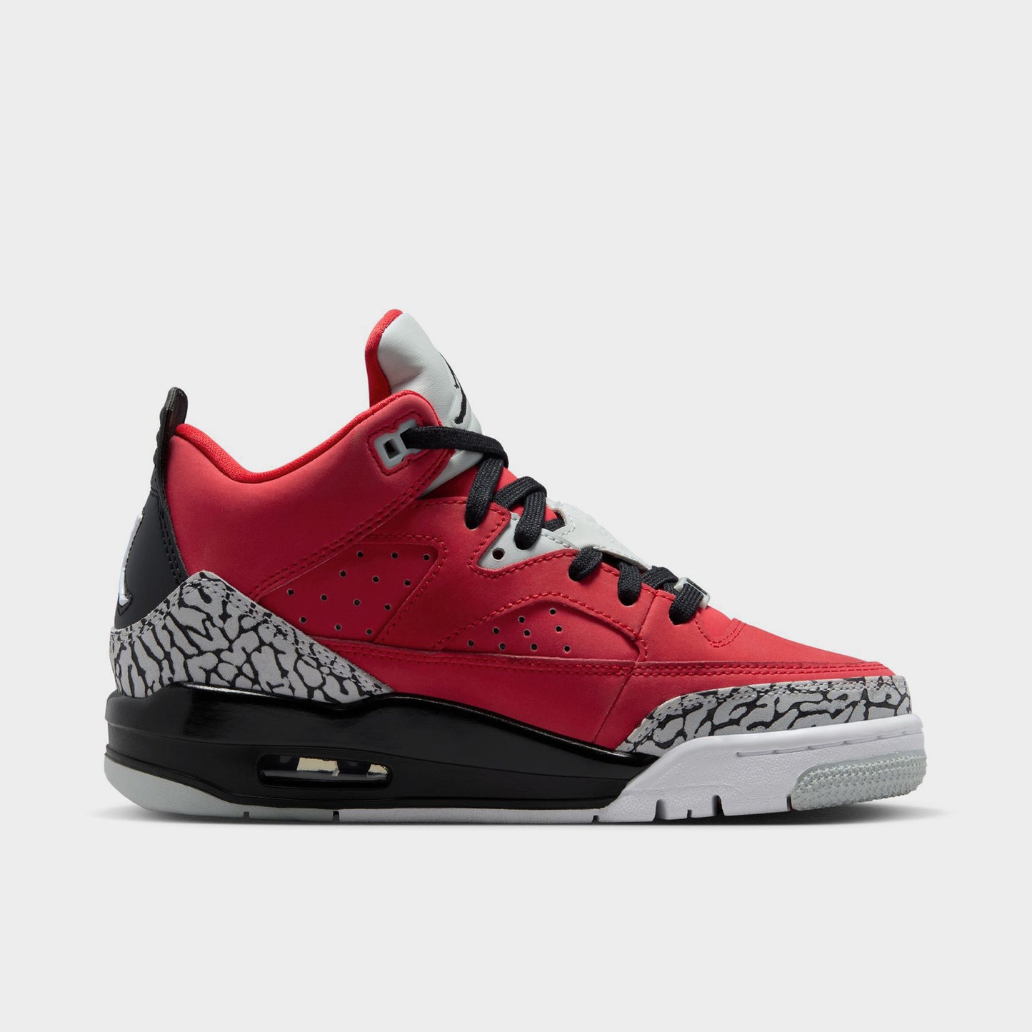 Jordan Son of Mars Low GS Fire Red / Black - Grey Mist