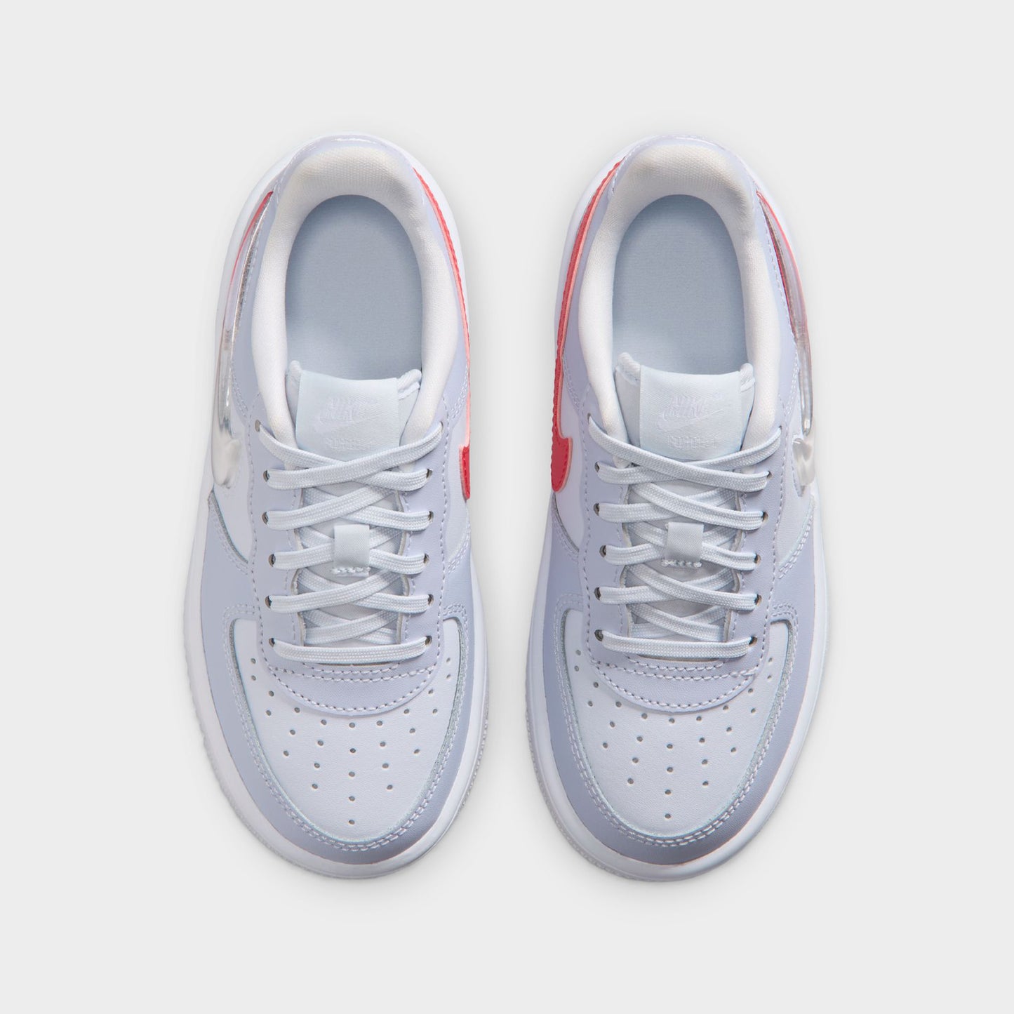 Nike Air Force 1 Lace JES PS Football Grey / Tropical Pink - Ghost White