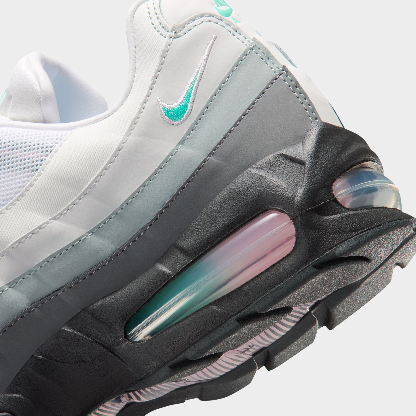 Nike Air Max 95 OG Anthracite / Pink Foam - Hyper Turquoise