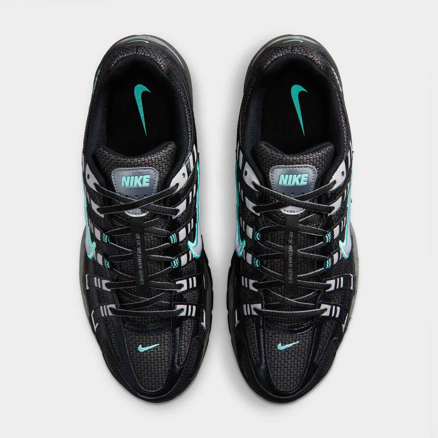 Nike P-6000 Black / Metallic Cool Grey - Hyper Turq