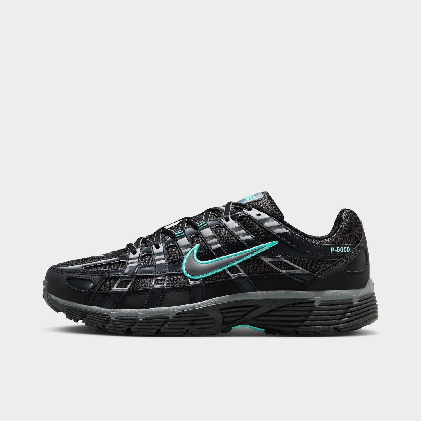 Nike P-6000 Black / Metallic Cool Grey - Hyper Turq