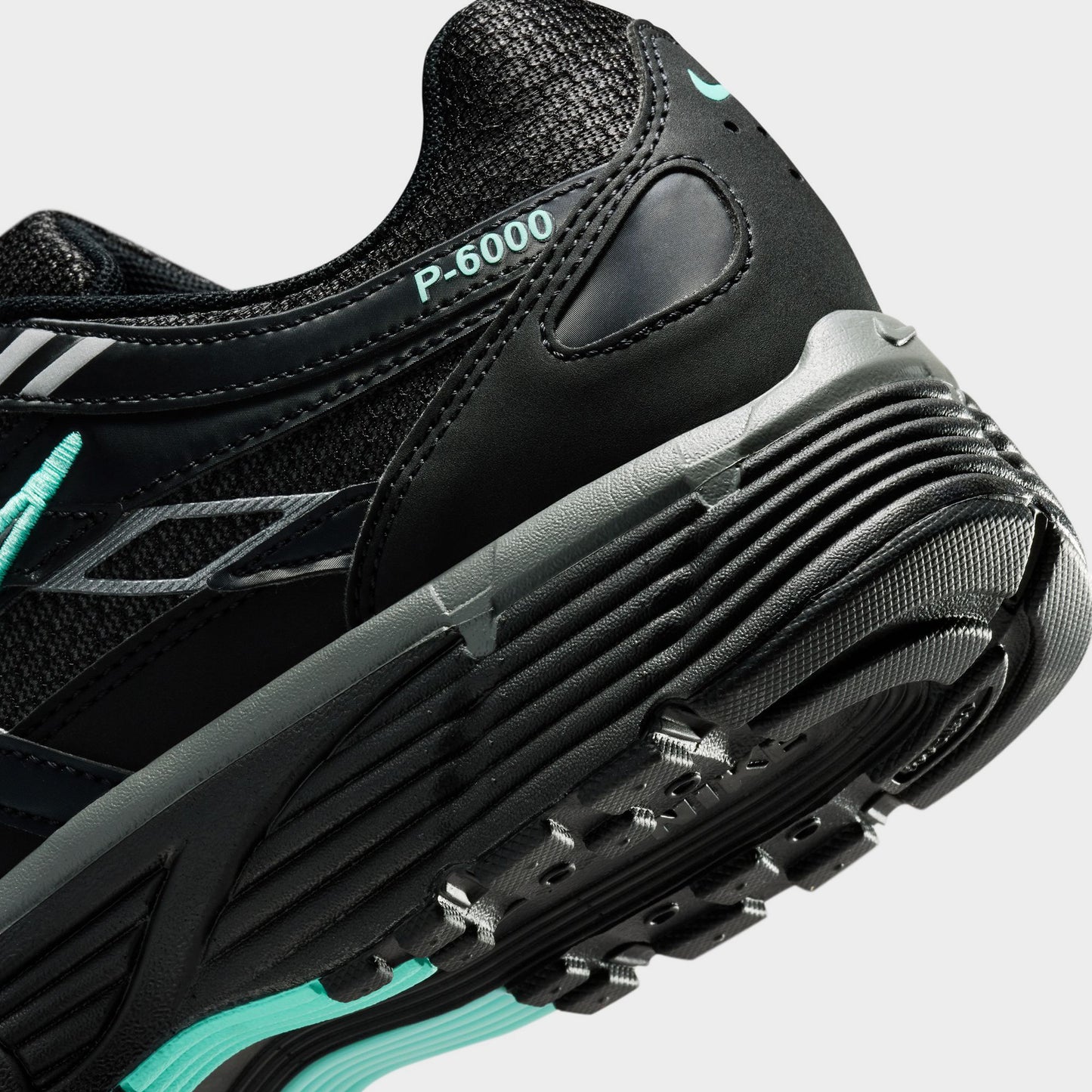 Nike P-6000 Black / Metallic Cool Grey - Hyper Turq