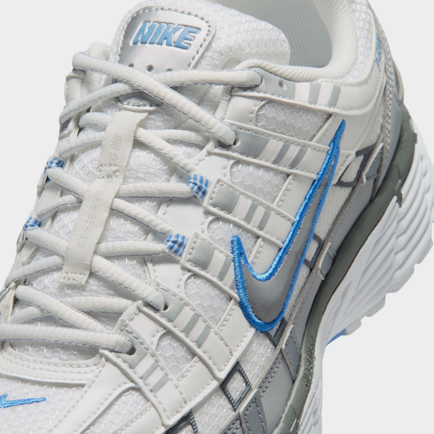 Nike P-6000 Summit White / Metallic Silver