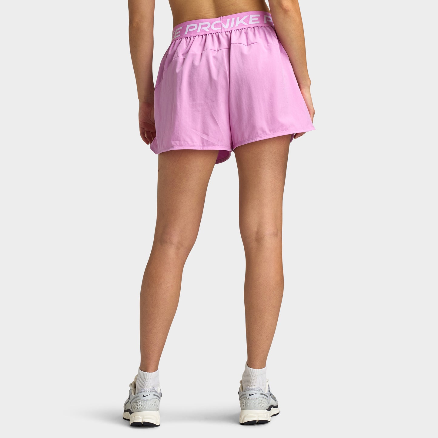 Nike Pro Women's 2in1 Shorts / Light Magenta / White