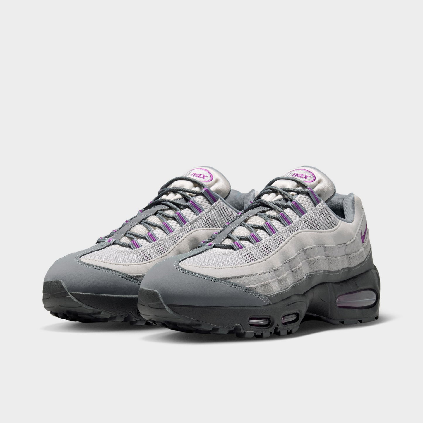 Nike Femmes Air Max 95 Gris Froid / Baie Audacieuse - Gris Fumée Clair