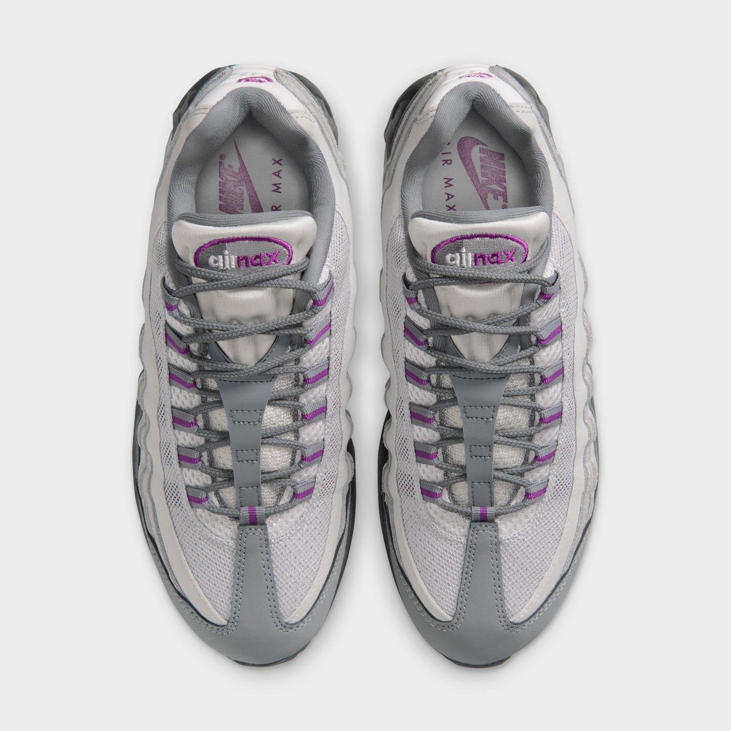 Nike Femmes Air Max 95 Gris Froid / Baie Audacieuse - Gris Fumée Clair