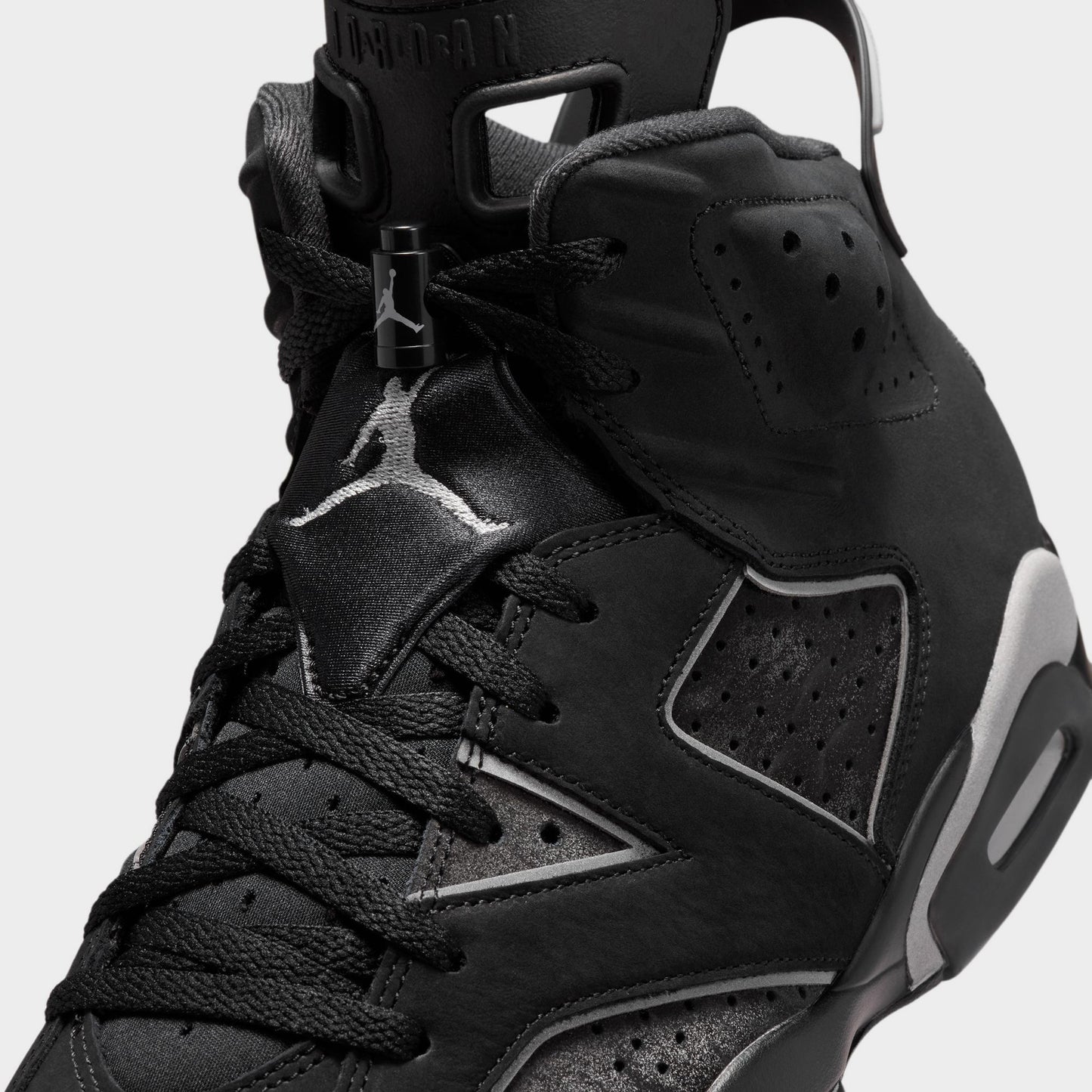 Jordan 6 Retro Black / Reflect Silver - Black