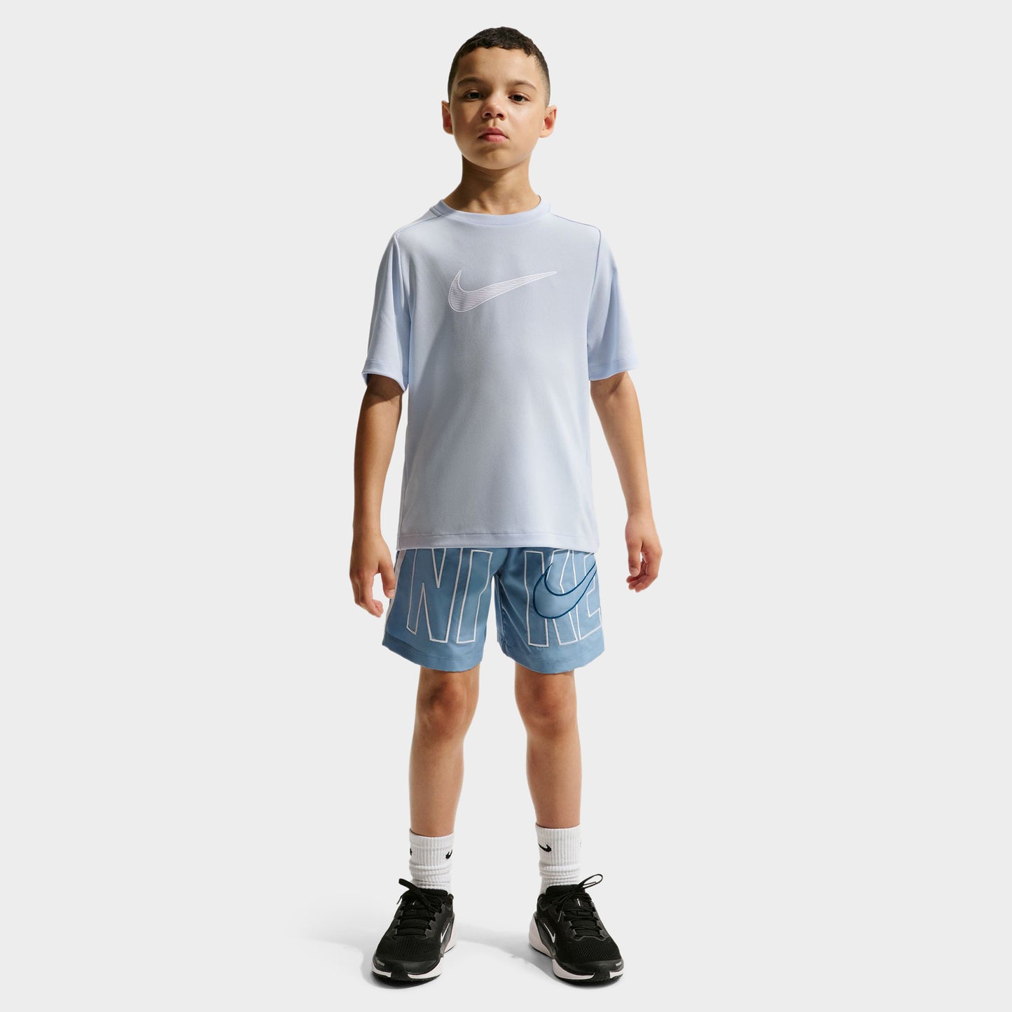 Nike Dri-FIT Juniors' Multi Woven Shorts Work Blue / White