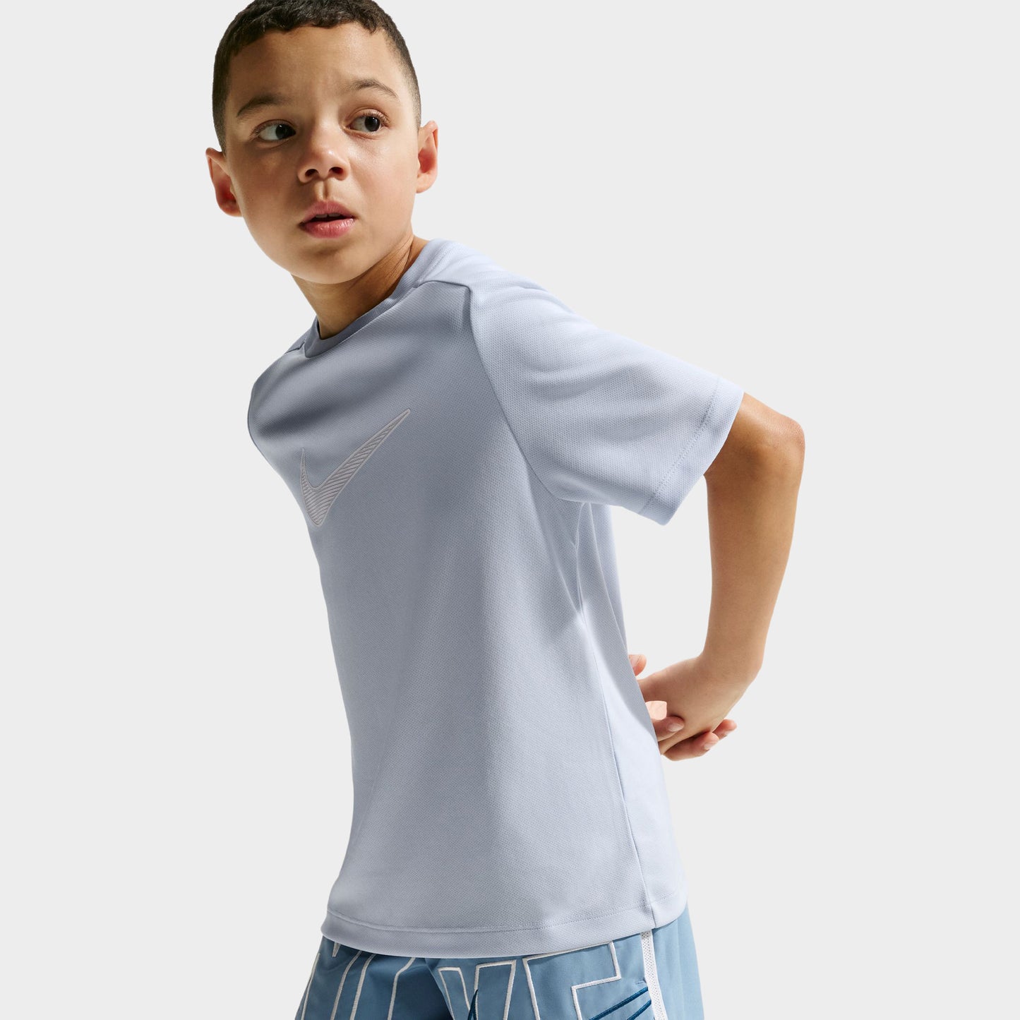 Nike Dri-FIT Juniors' Multi Woven Shorts Work Blue / White