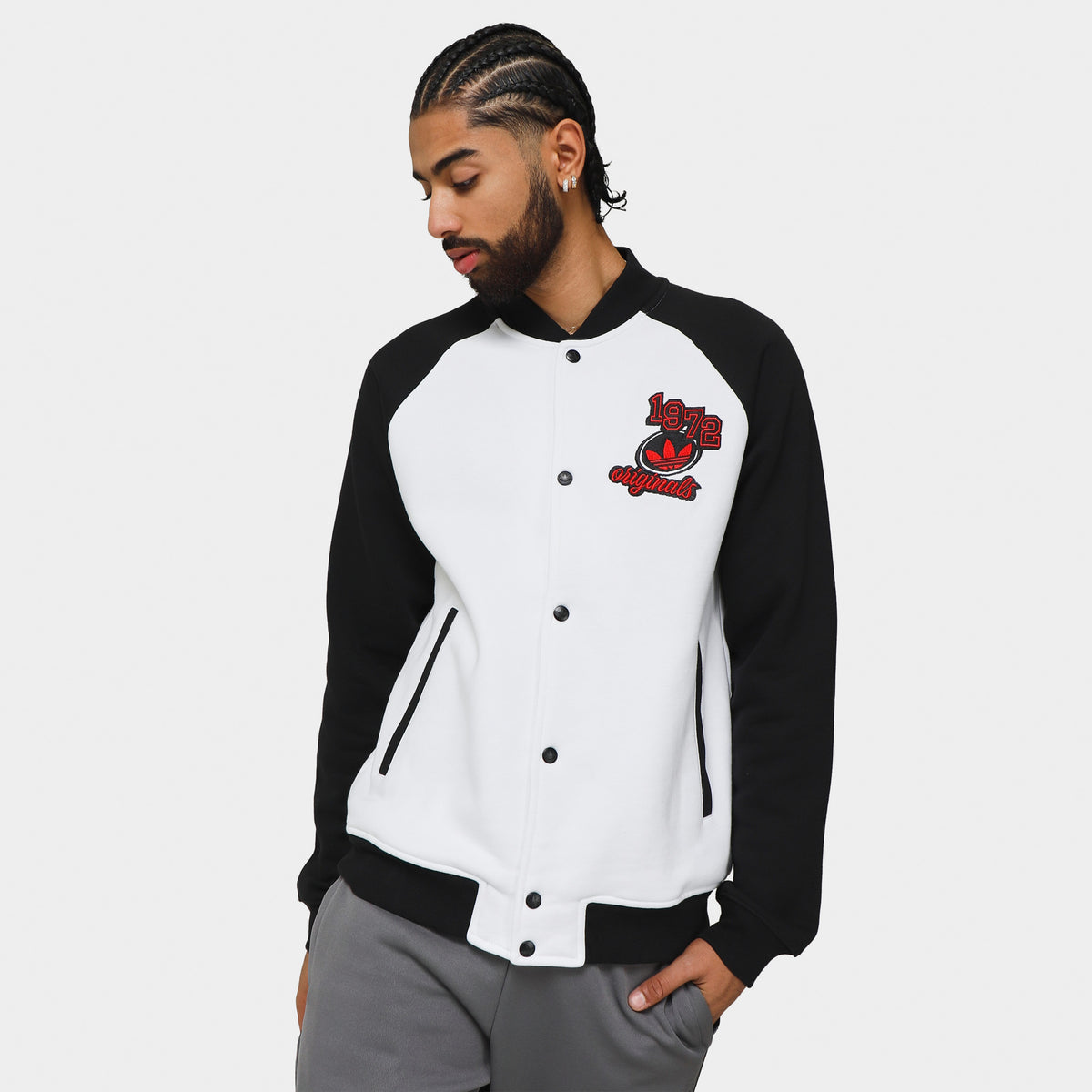 Jacket white black on sale