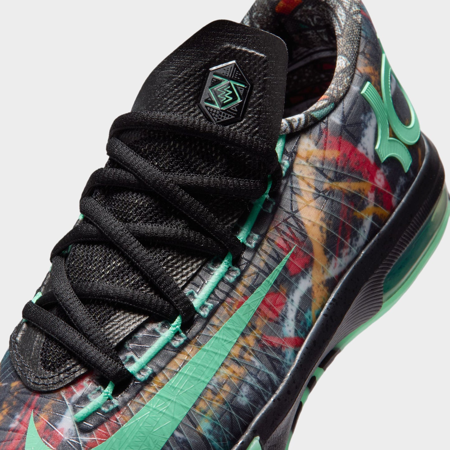Nike KD VI GS Multi-Color / Green Glow - Black
