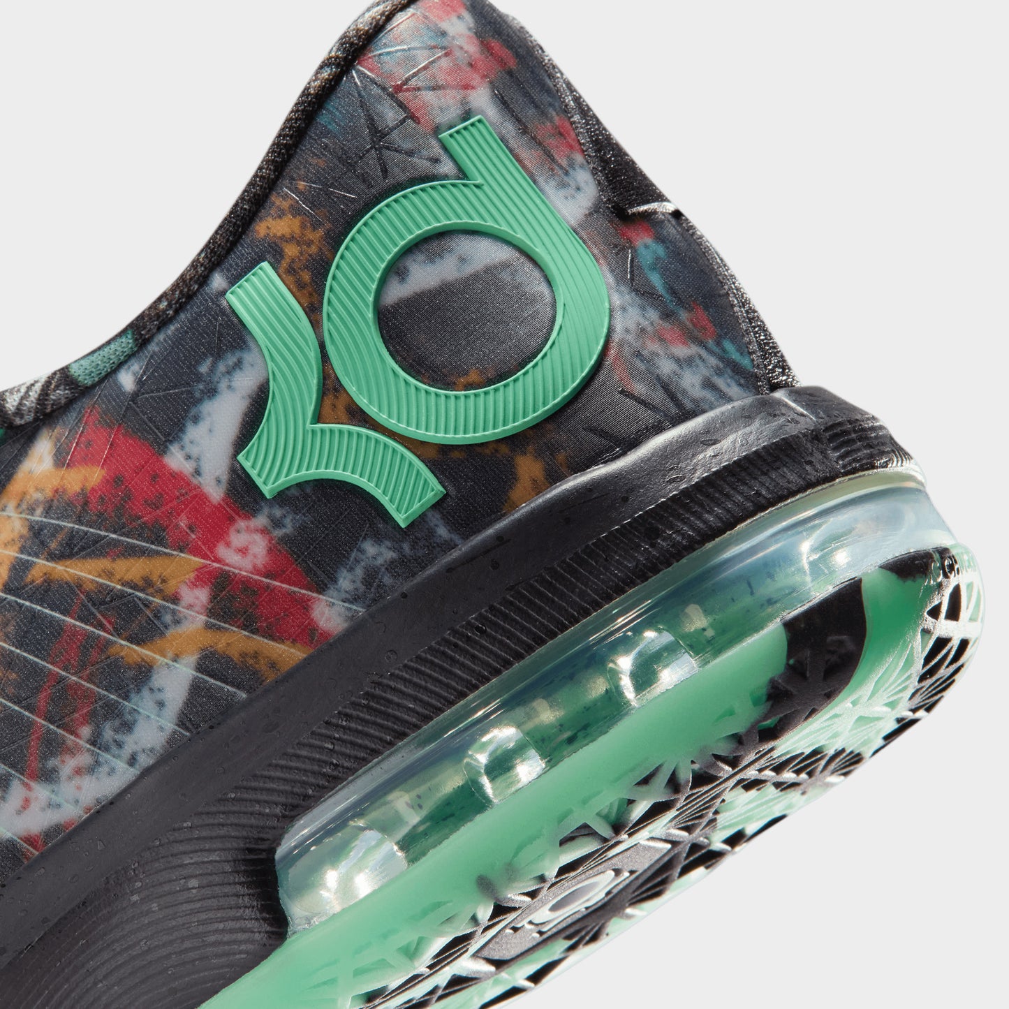 Nike KD VI GS Multi-Color / Green Glow - Black