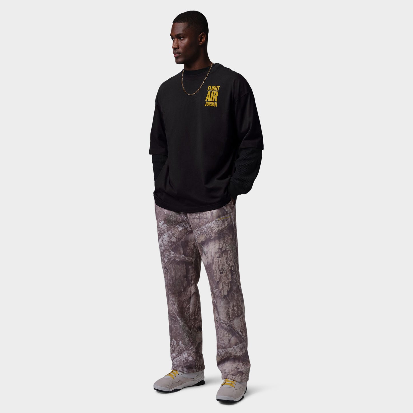 Jordan 96 T-shirt à Col rond / Noir Cassé