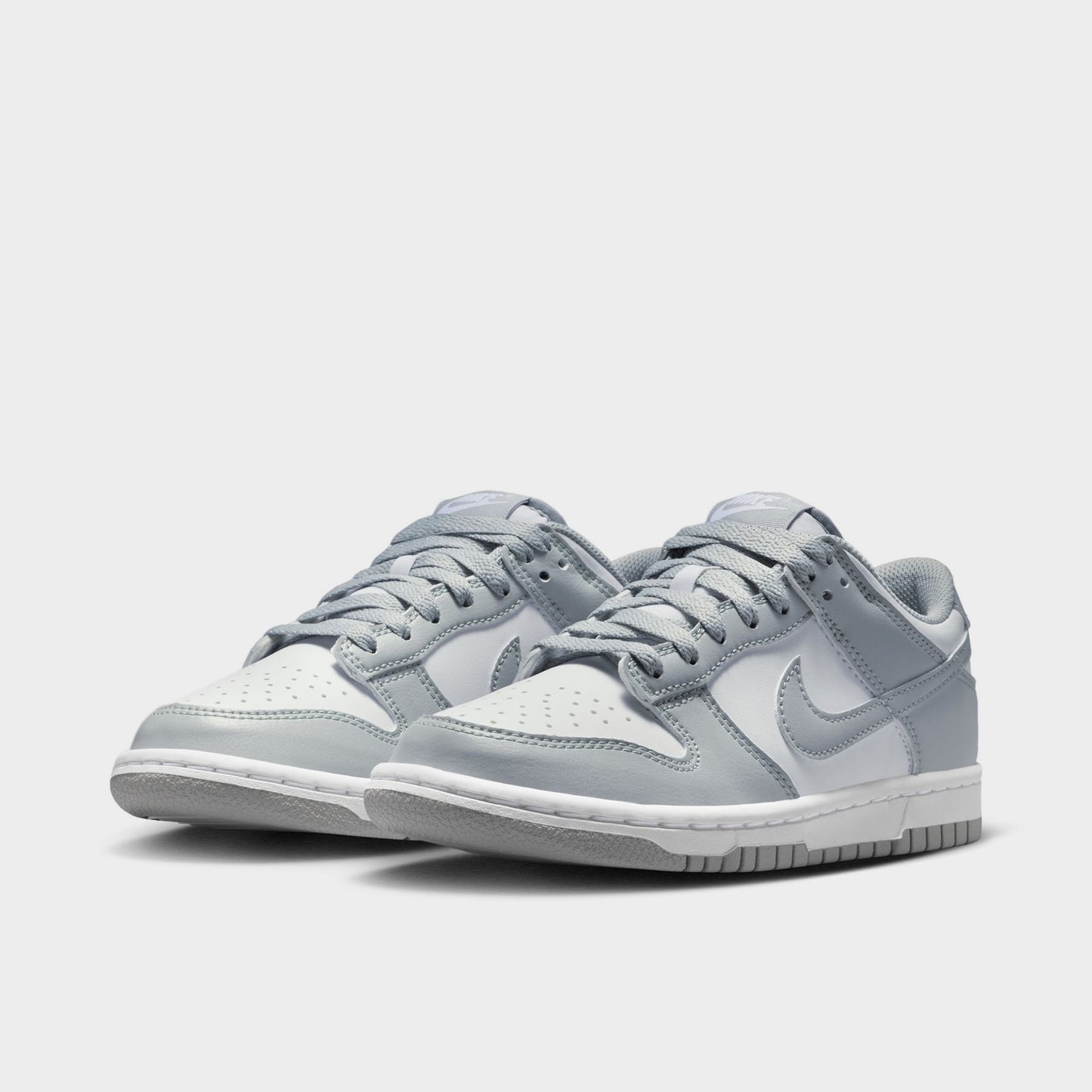Nike Juniors' Dunk GS White / Light Smoke Grey - White