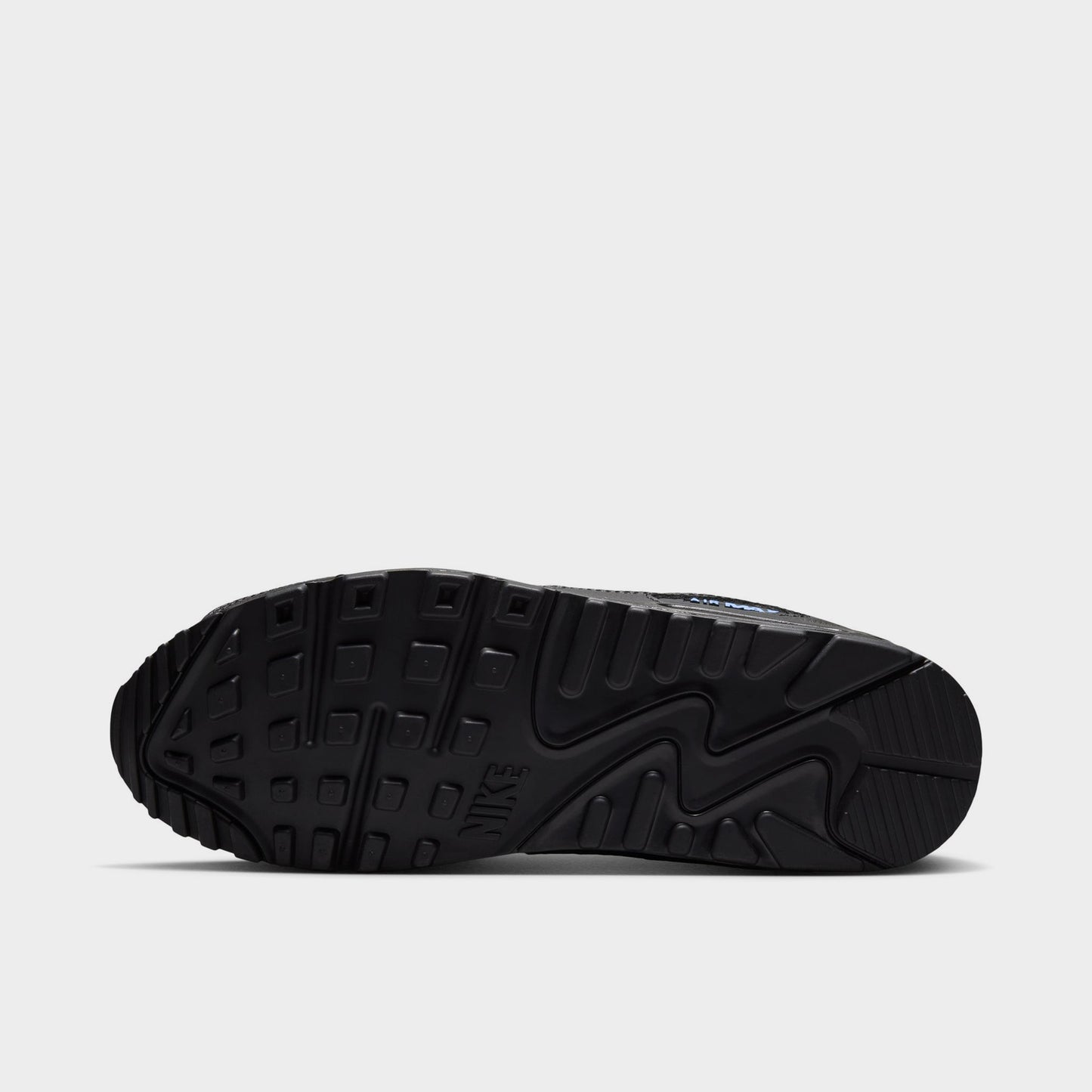 Nike Air Max 90 Light Smoke Grey / Black-Football Blue