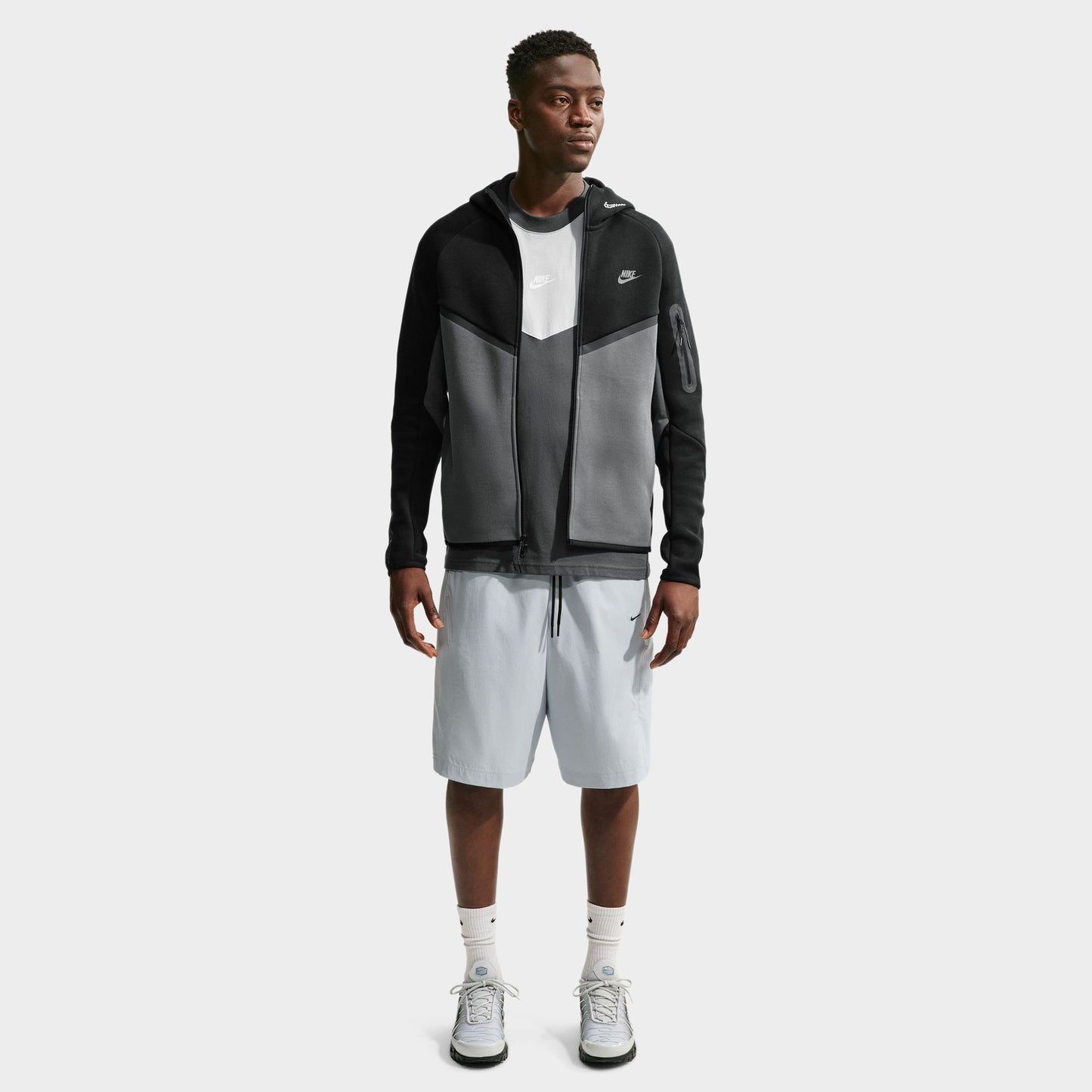Nike Tech Fleece Hoodie Black / Iron Grey