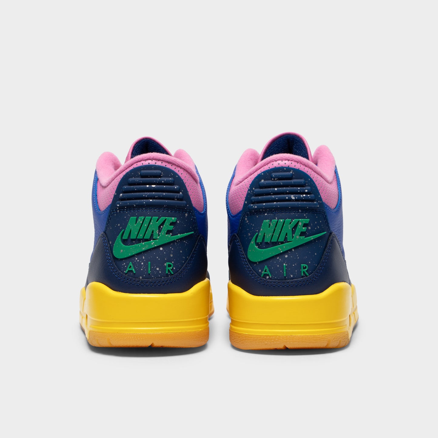 Jordan 3 Rétro OG Brésil Bleu Vif / Chanceux Vert-Bleu Void