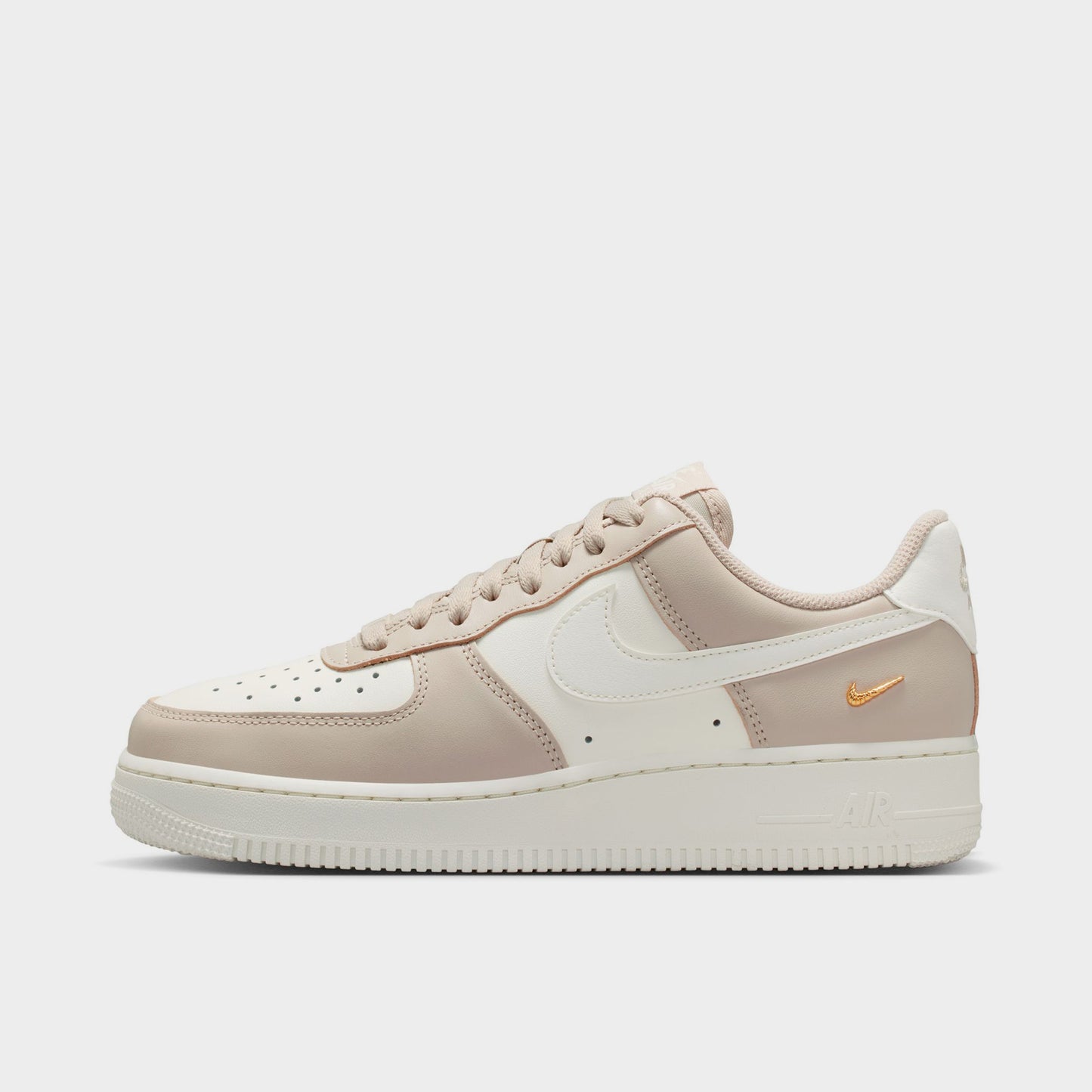 Nike Femme Air Force 1 07 Crème / Voile Or Métallisé