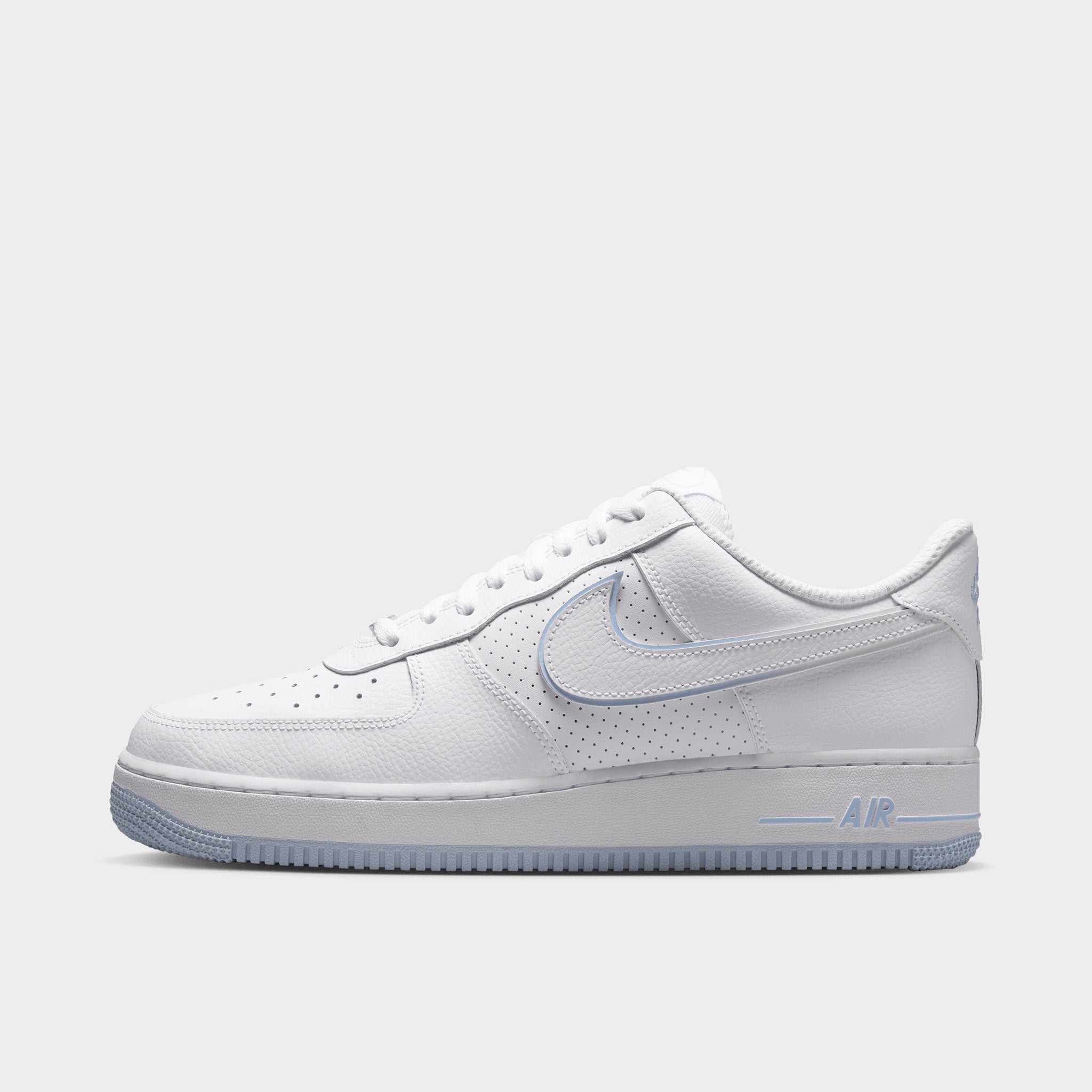 Nike Air Force 1 '07 LV8 White / White - Hydrogen Blue – JD Sports