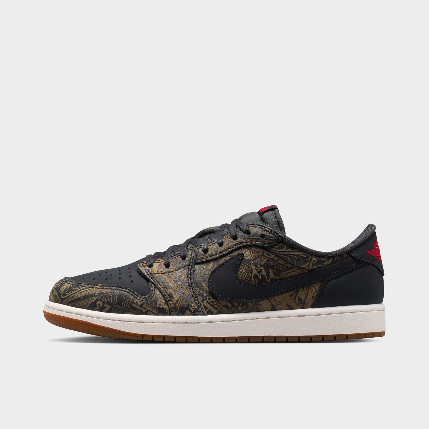 Jordan 1 Low OG Black / Varsity Red - Summit White
