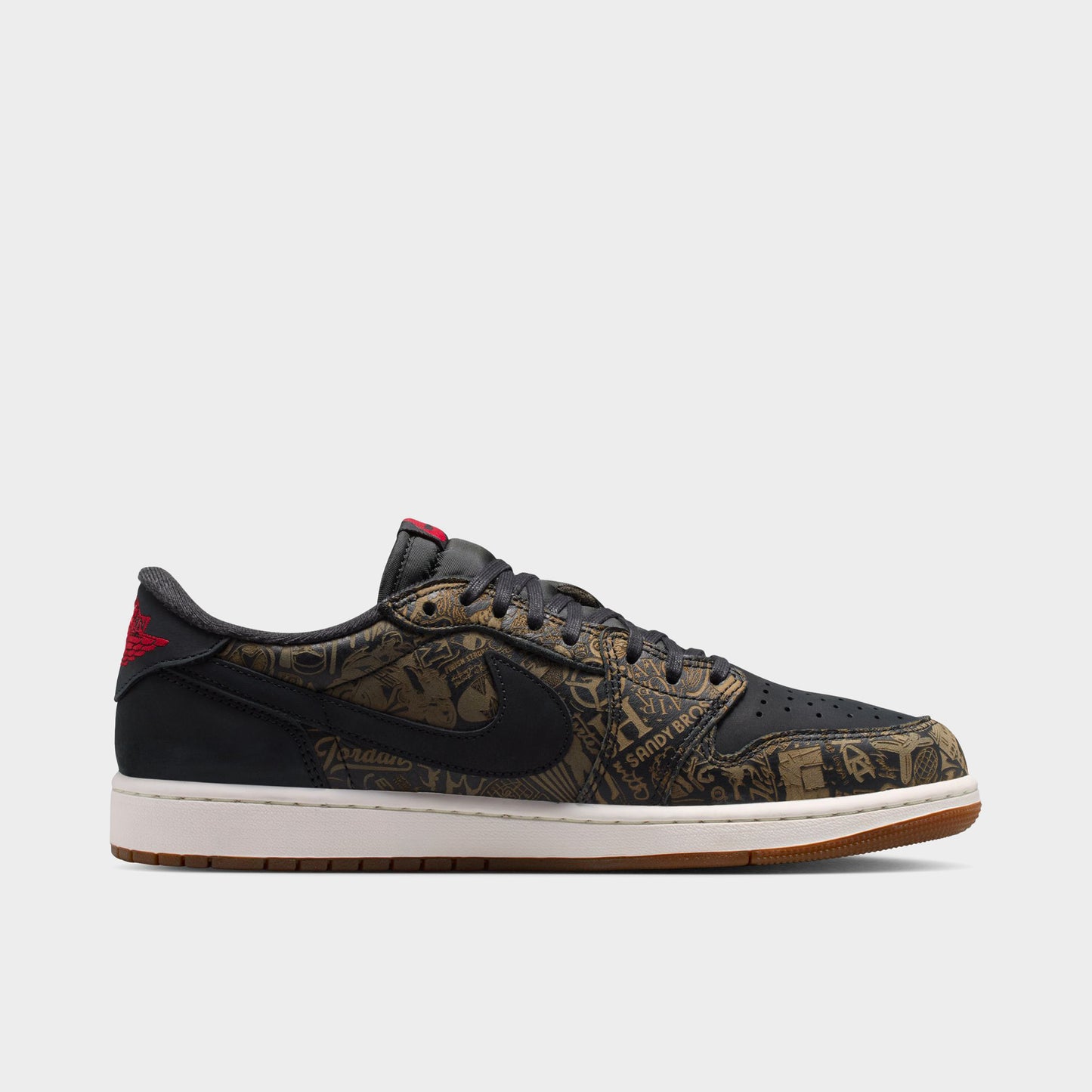 Jordan 1 Low OG Black / Varsity Red - Summit White