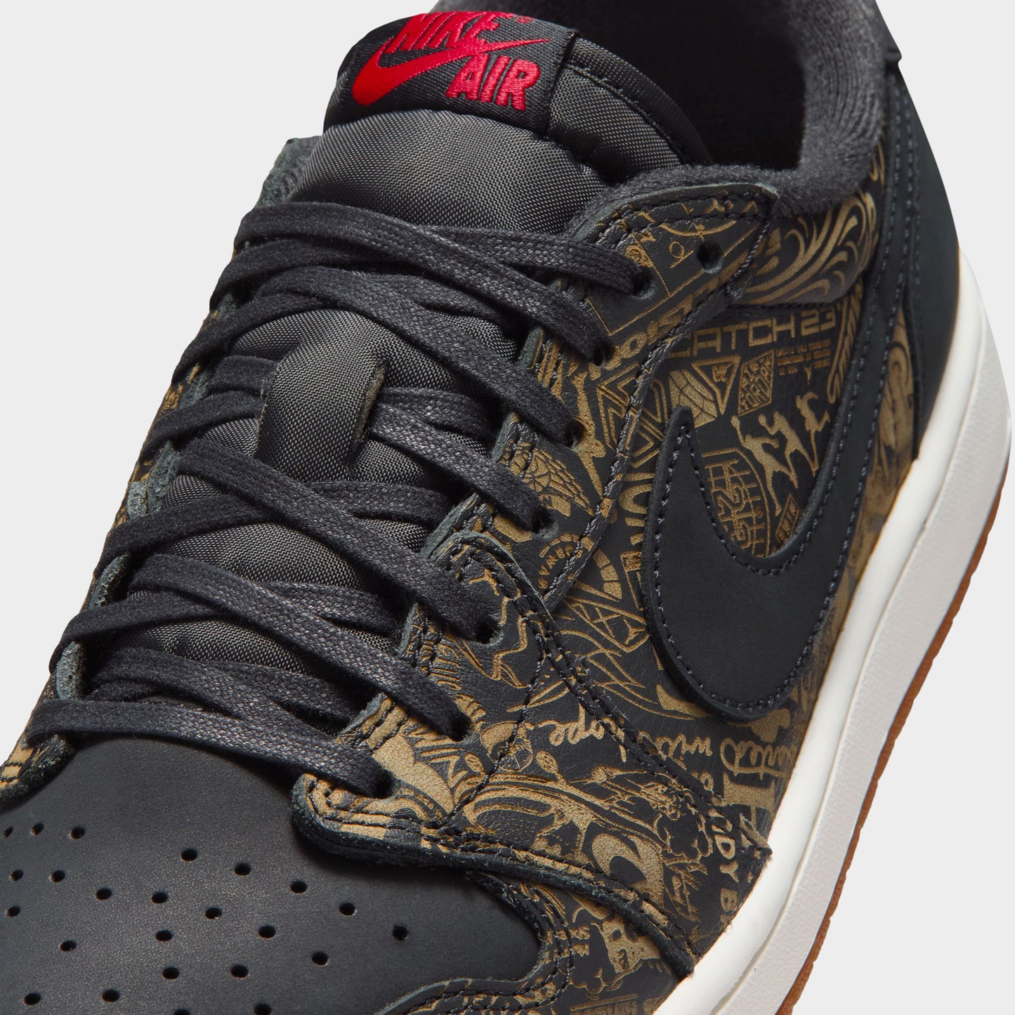 Jordan 1 Low OG Black / Varsity Red - Summit White