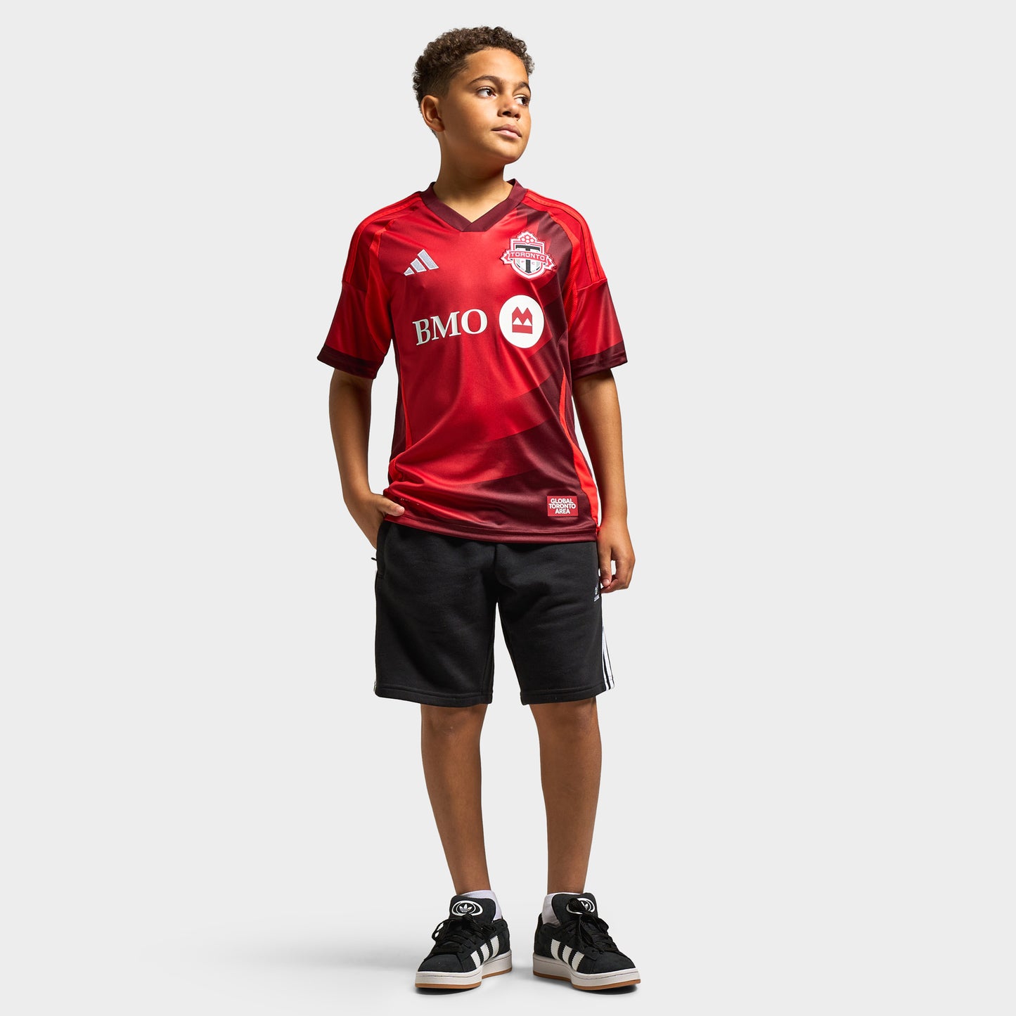 adidas Juniors' Toronto FC Home Jersey Short Sleeve / Red