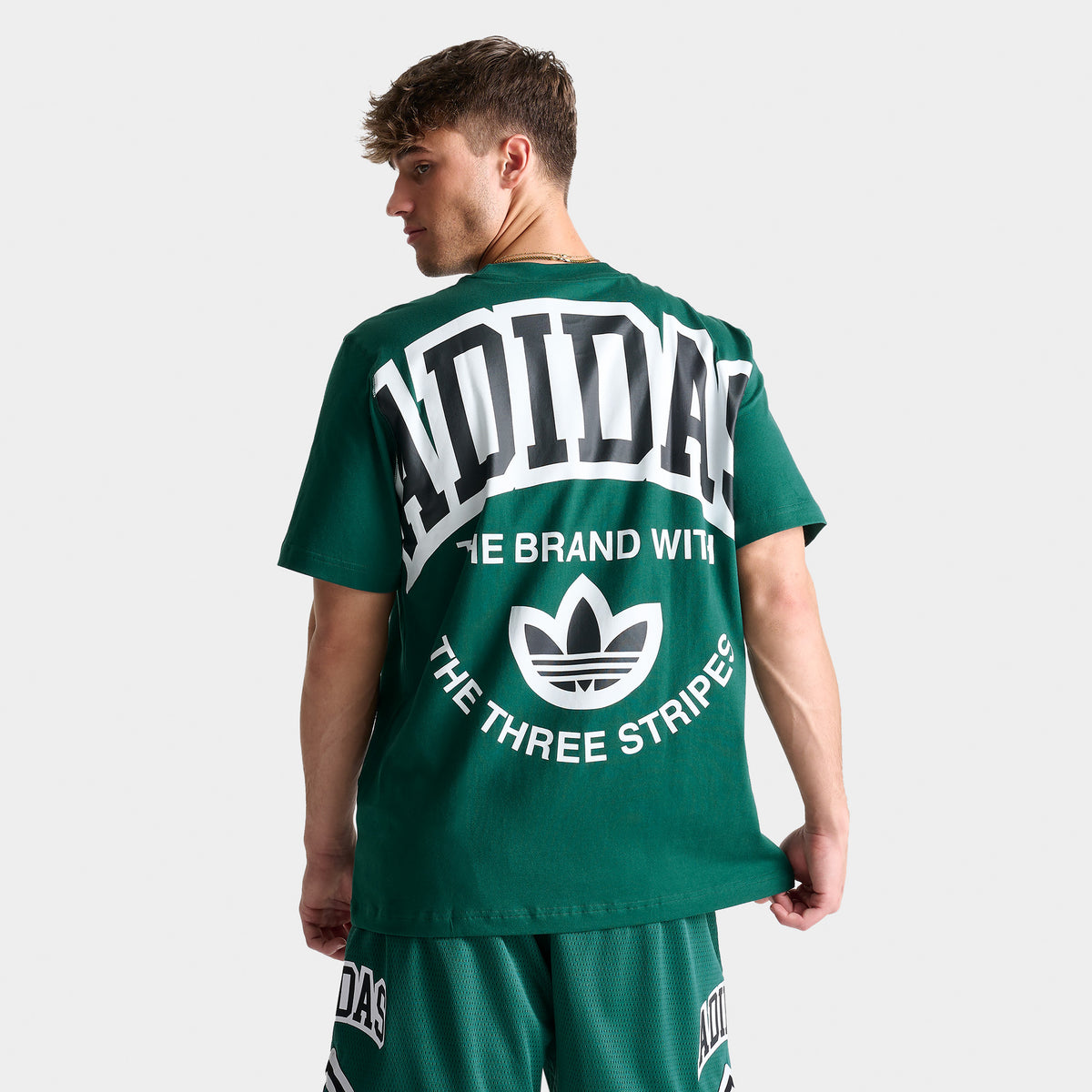Green adidas original t shirt clearance