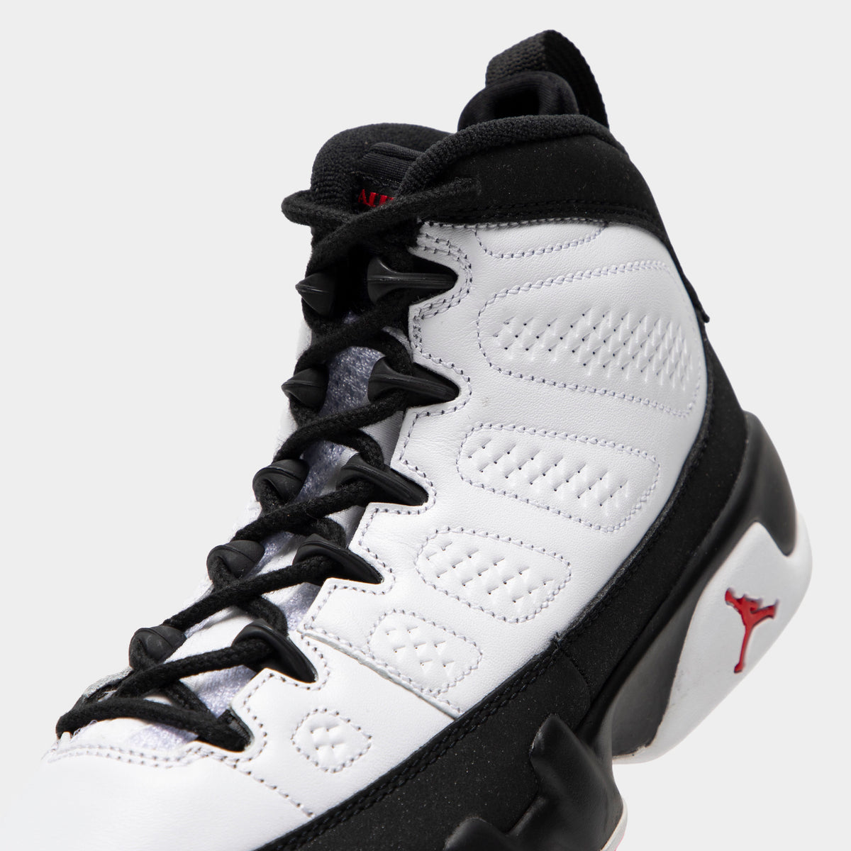 Jordan 9 Retro GS White / True Red - Black