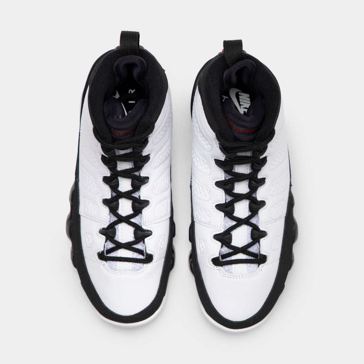 Jordan 9 Retro GS White / True Red - Black