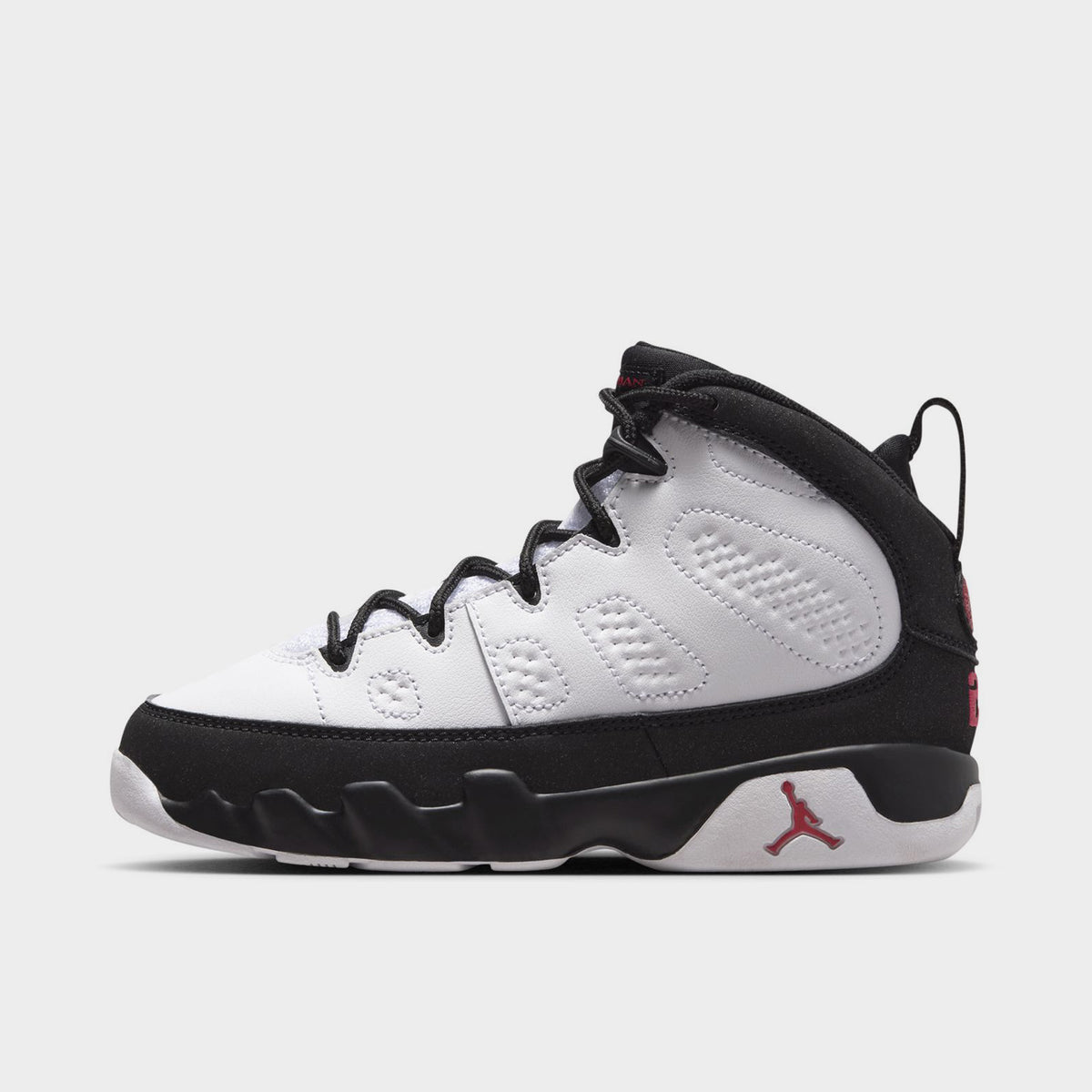 Jordan 9 Rétro PS Blanc / Rouge Vif - Noir