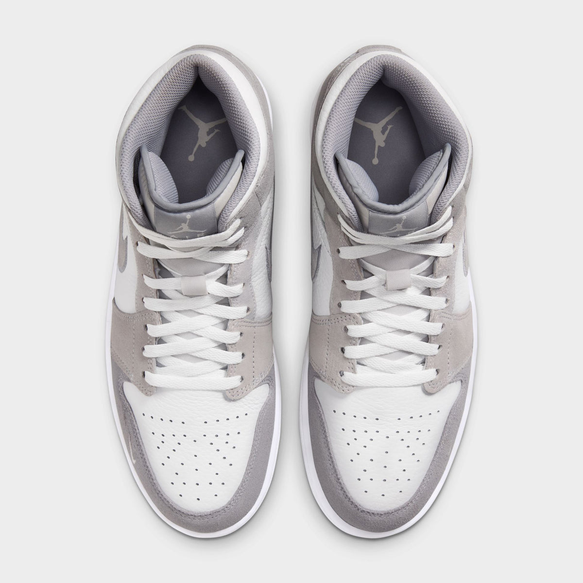 Jordan Men's 1 Mid SE Summit White / Pure Platinum - Wolf Grey