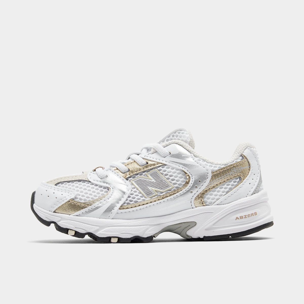 New Balance Toddler's IZ530RD Blanc / Beige - Argent