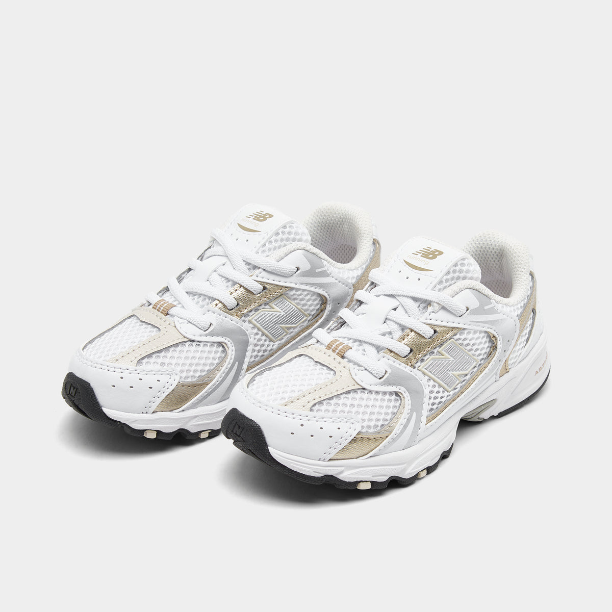New Balance Toddler's IZ530RD Blanc / Beige - Argent