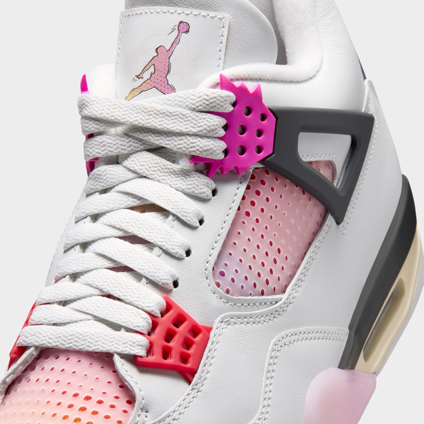 Jordan 4 Retro C Blanc Cassé / Multicolore