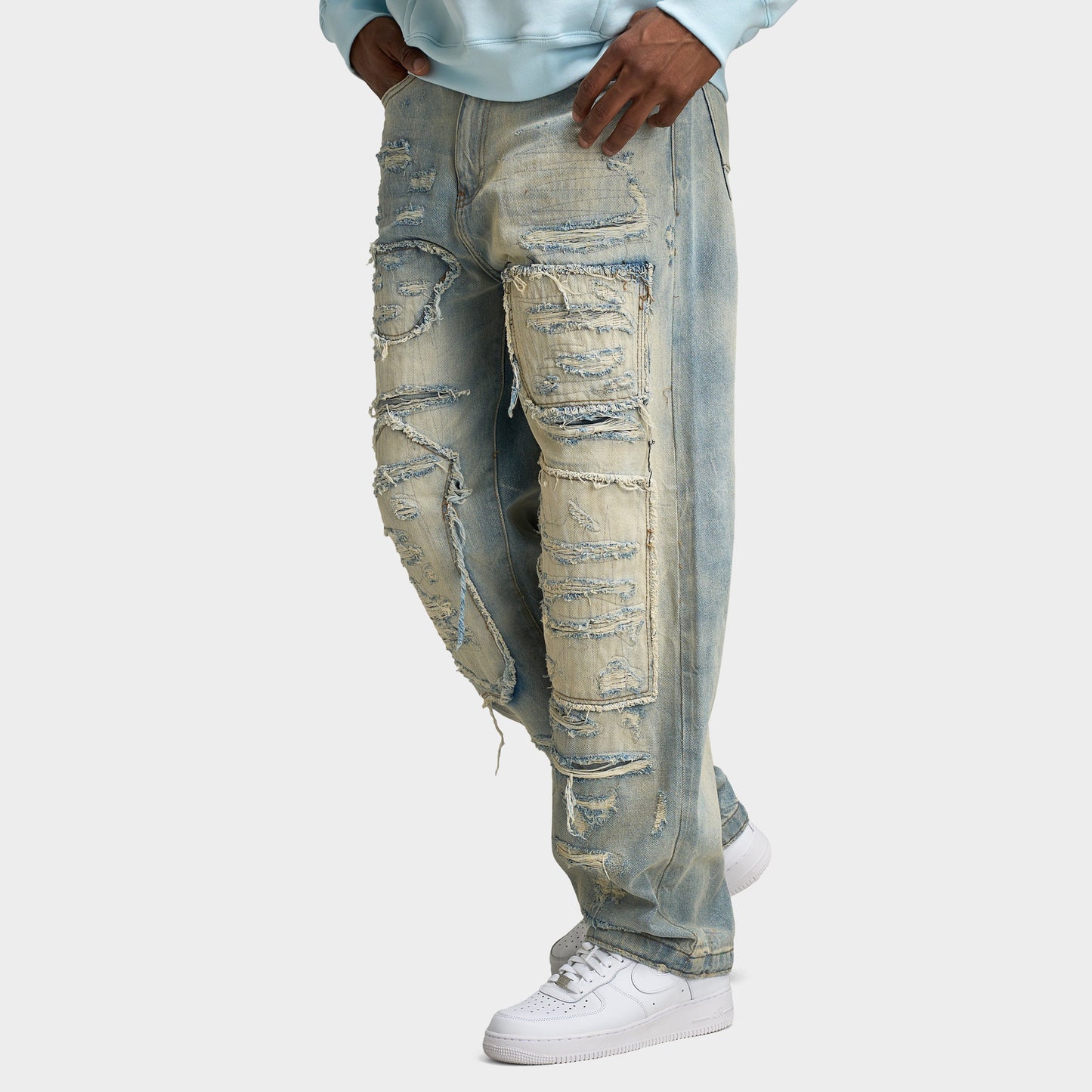 Jordan Craig Jean reconstitué Coupe Brian / Lavage arctique