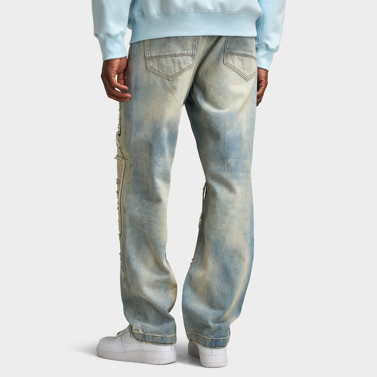 Jordan Craig Reconstructed Denim Jeans Brian Fit / Arctic