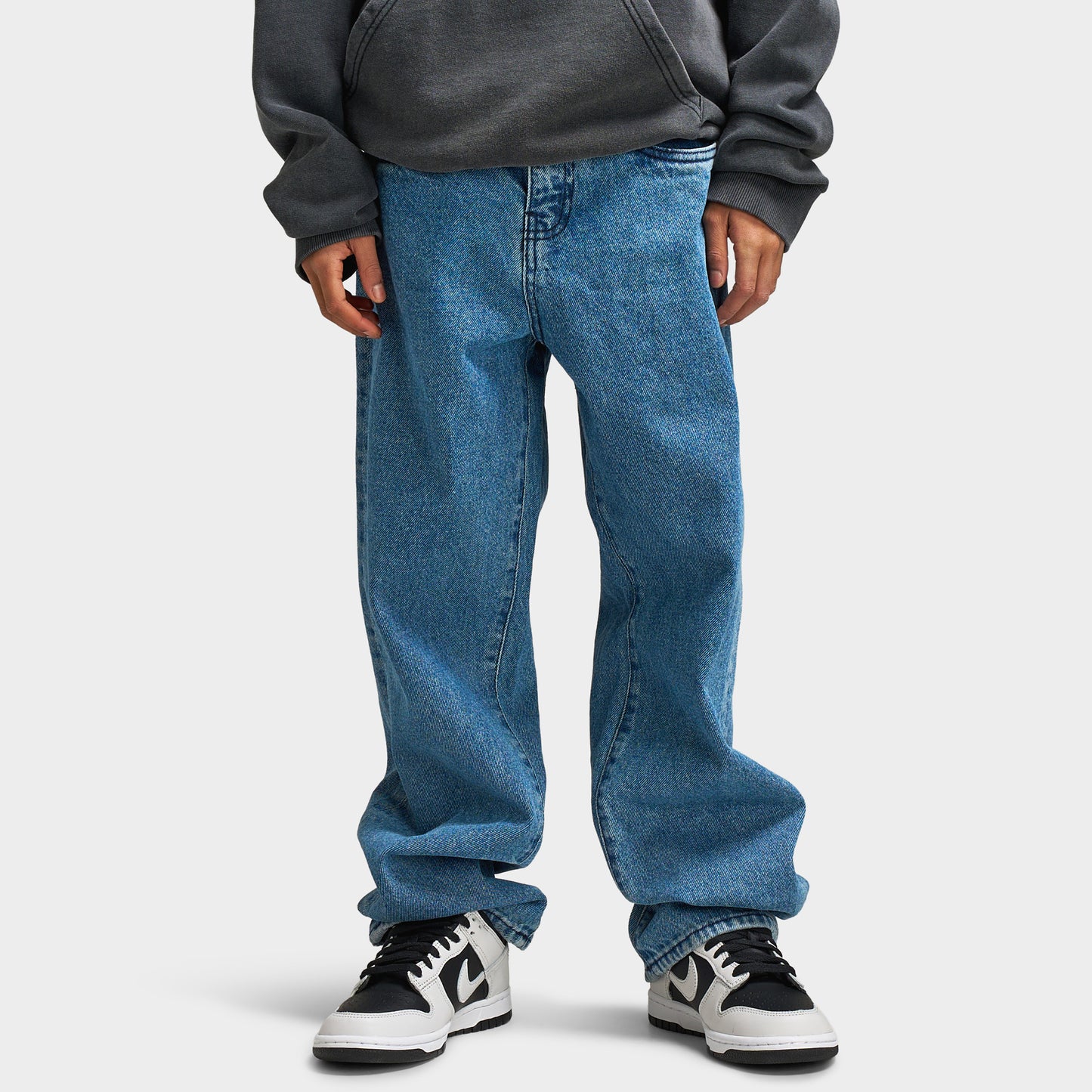 Jordan Craig Junior Jean Coupe Ample Brodé / Bleu