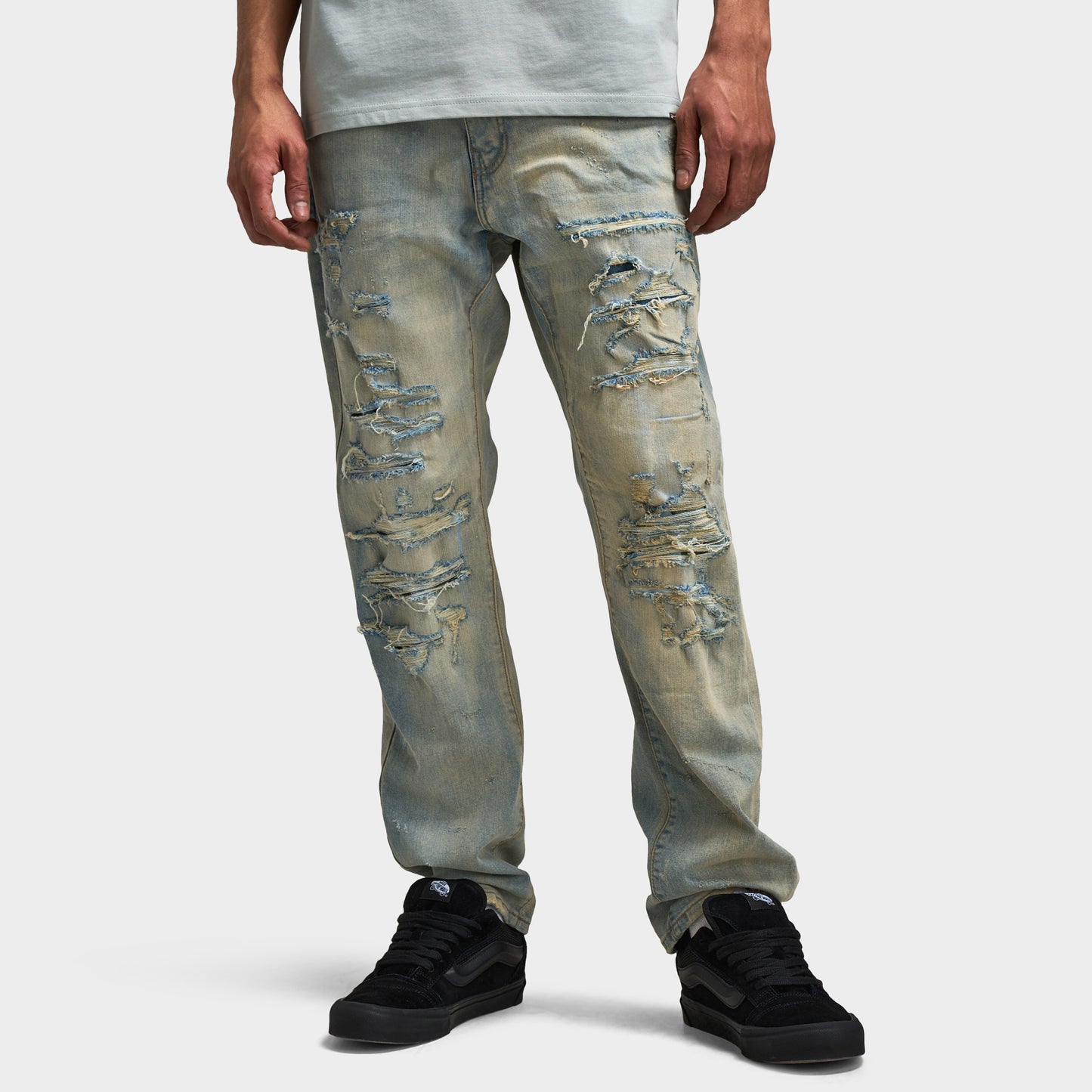 Jordan Craig Elmhurst Jeans en Denim Coupe Collins / Lavage Antique